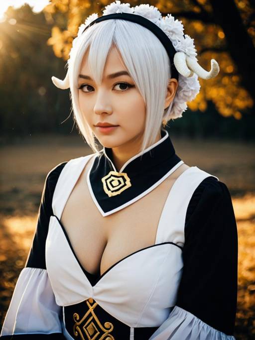 Realistic Ram Cosplay from Re:Zero