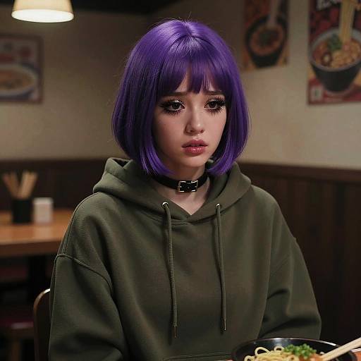 Cinematic Portrait of a Cute Girl