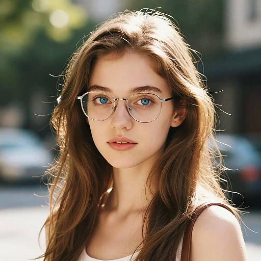 Elegant Cinematic Portrait of a Girl