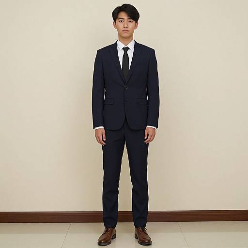 Formal Chic Male Portrait in Suit