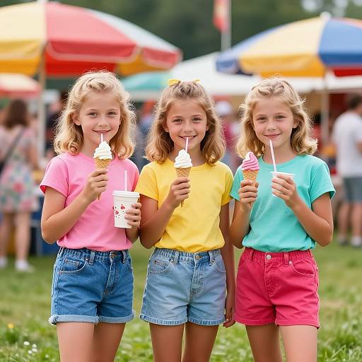 1960s Summer Festival Portrait