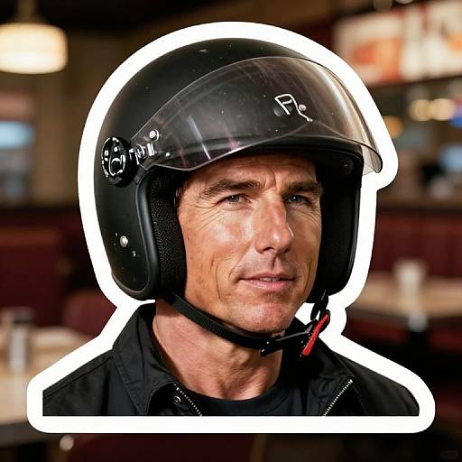 Realistic Nighttime Restaurant Scene