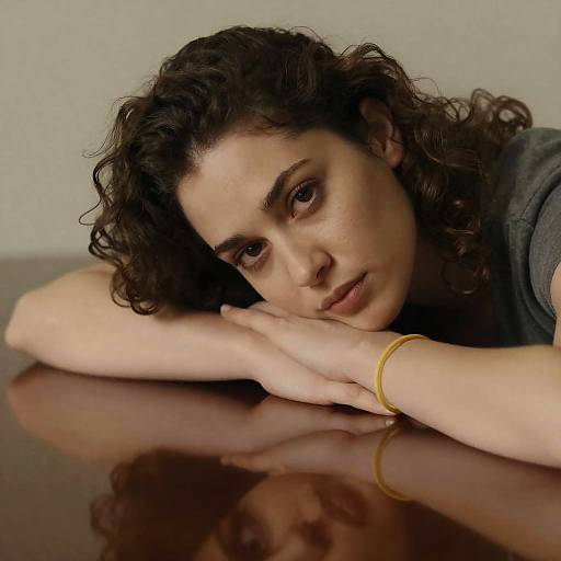 Reflective Portrait of a Woman