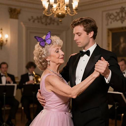 Elegant Dance Between Generations