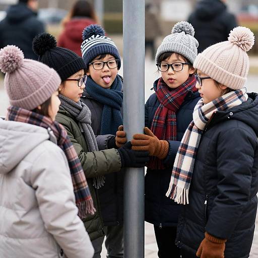 Playful Winter Moments with Children