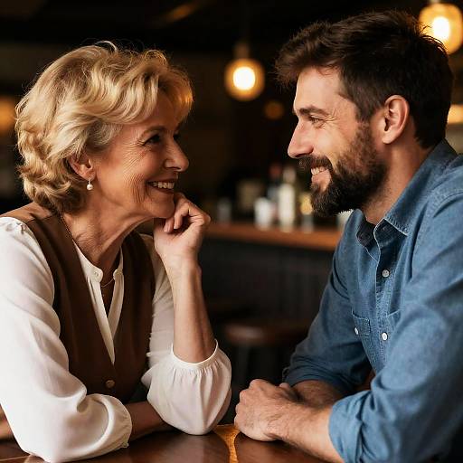 Intimate Bar Portrait of a Couple