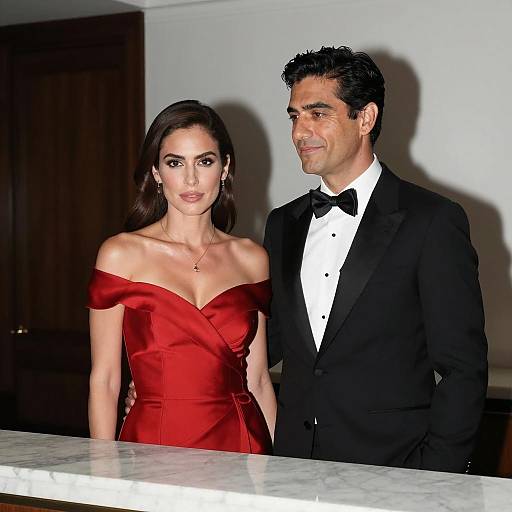 Elegant Couple in Formal Attire