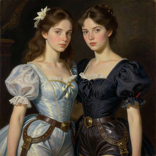 Captivating Glamour Models Portrait