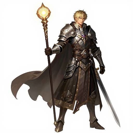 Detailed Dungeon Crawler Healer Character