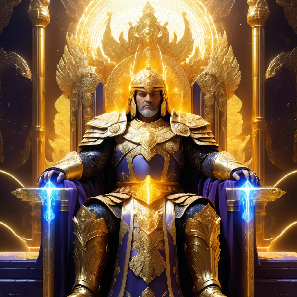 Emperor of Mankind on the Golden Throne