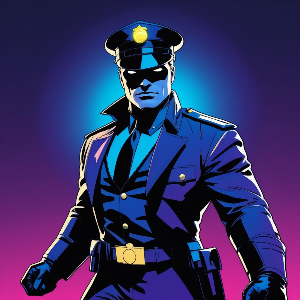 Phantom-Inspired DC Comic Beat Cop