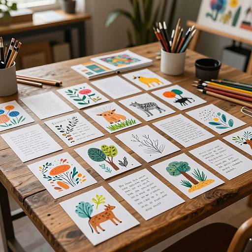 Rustic Drawing Prompts Workspace