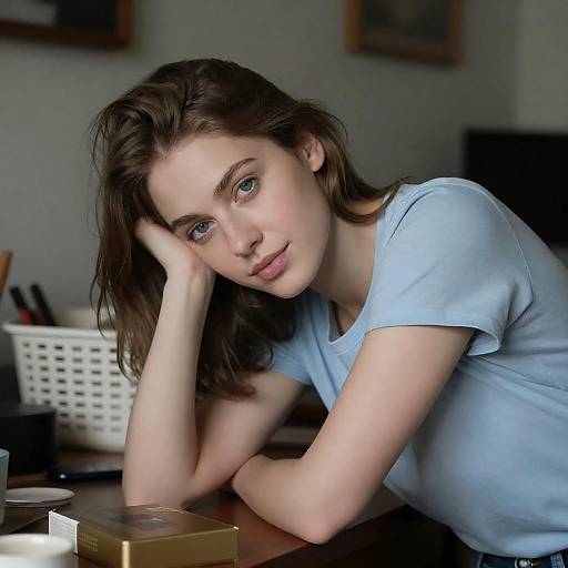 Casual Portrait of a Smiling Woman