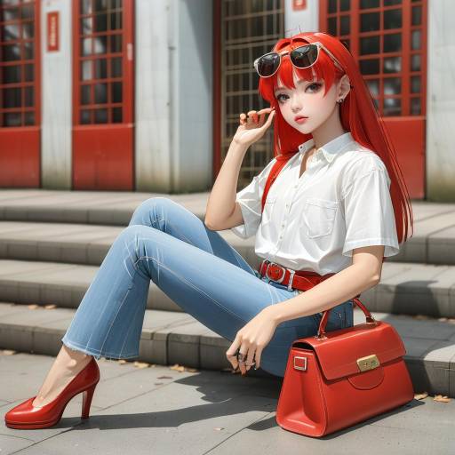 Stylish Girl Inspired by Inuyasha