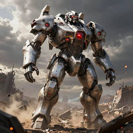 Heavy Sci-Fi Battle Mech Armor