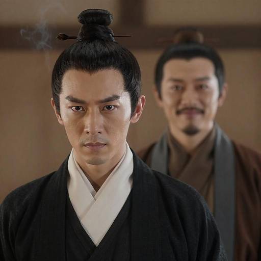 Dramatic Portrait of East Asian Men