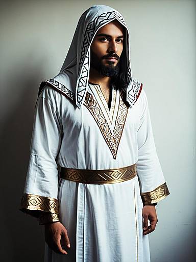 Man Wearing Zaveid Cosplay Costume