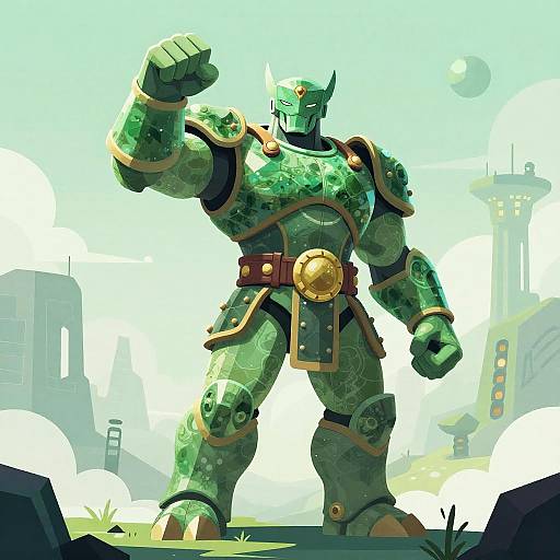 Giant Armored Jade Behemoth