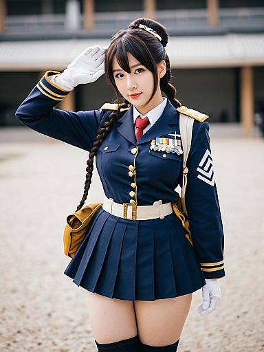 Lifestyle costume photo of Myoukou kai ni (kancolle). Cosplay clothes
