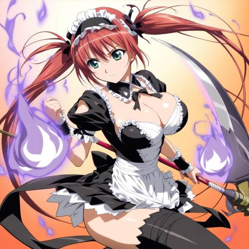 Illustration of Airi (the infernal temptress), queen's blade in the style of Gotou keiji