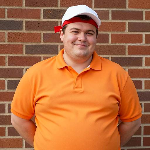 Cheerful Plus Size Popeye Costume Portrait