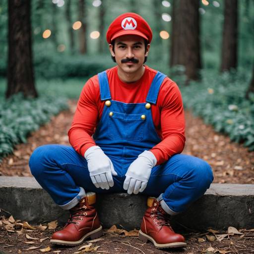 Stylish Mario Cosplay Costume Concept