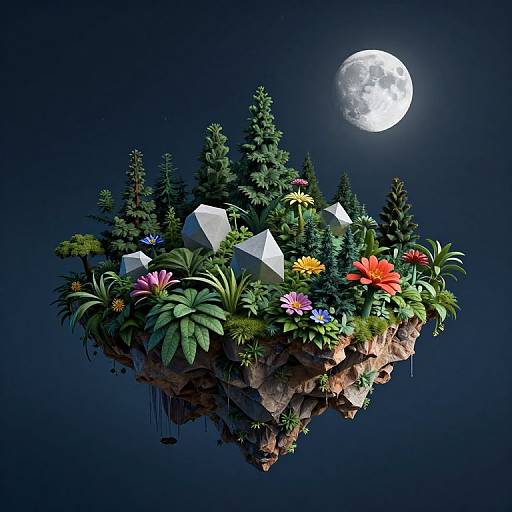 Fractal Island Between Cosmos and Earth