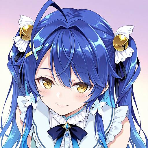 Illustration of Amamiya kokoro, nijisanji in the style of Agahari