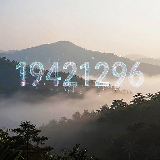 Holographic Digits Over Misty Mountains