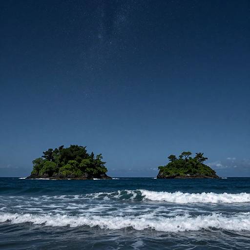 Islands Between Stars and Ocean