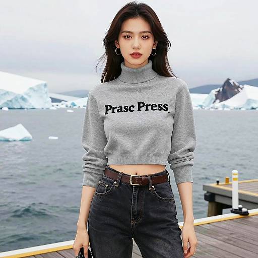 Casual Street Style by the Lake