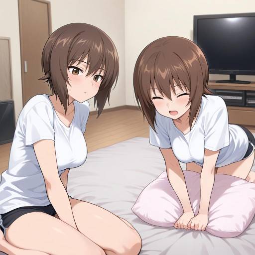 Sisterly Bond: Indoor Moments of Joy