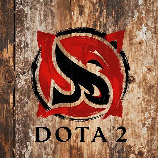 Dota 2 Tribal Art Logo