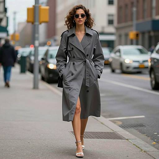 Stylish Woman in Urban Setting