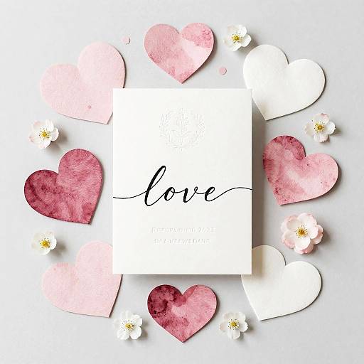 Spring Wedding Invitation Flat Lay