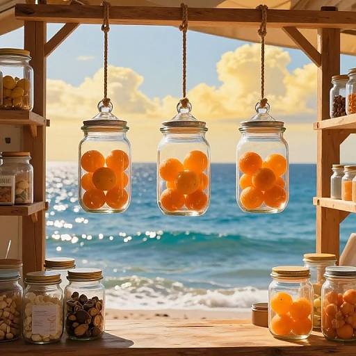 Marketplace Between Ocean and Sky