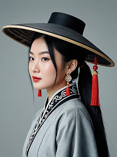 Elegant Ningguang Costume Portrait