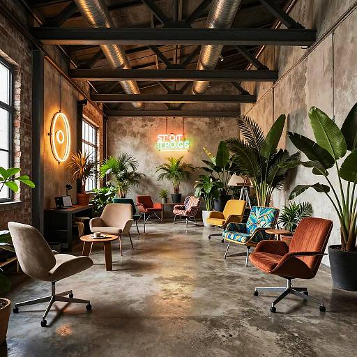 Eclectic Industrial Creative Workspace