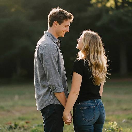 Capturing Love in a Sunny Outdoor Setting