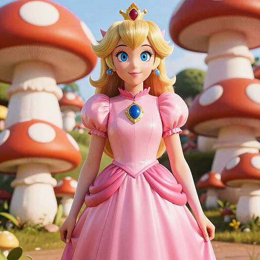 Princess Peach in Mushroom Kingdom