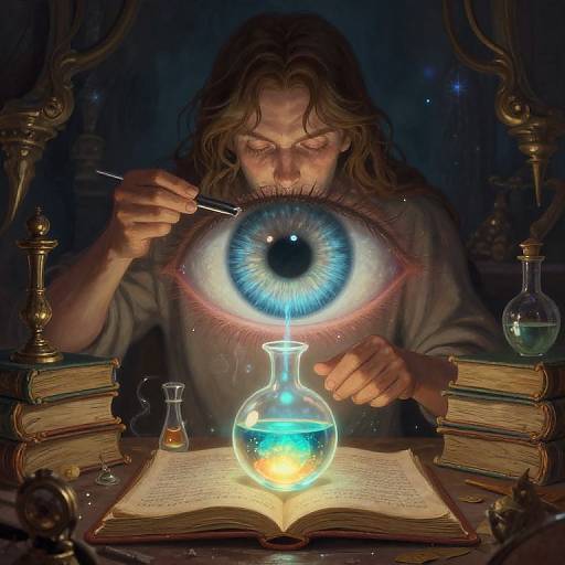 Mystical Alchemist Changing Eye Color