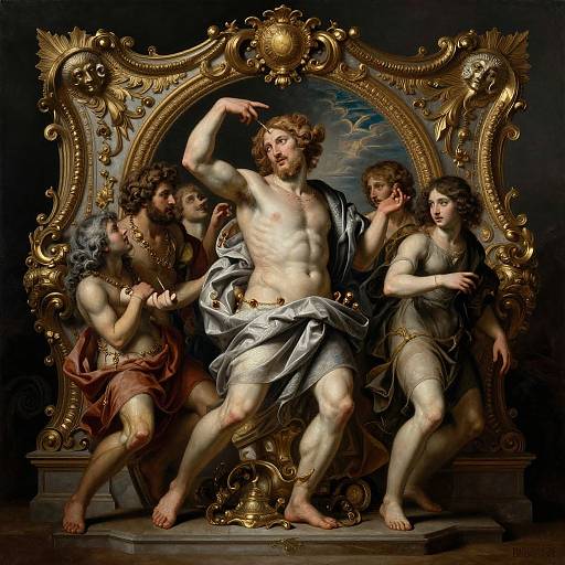 Dark Sun Neo-Baroque Digital Painting