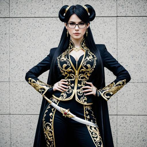 Elegant Bayonetta Cosplay Character Design