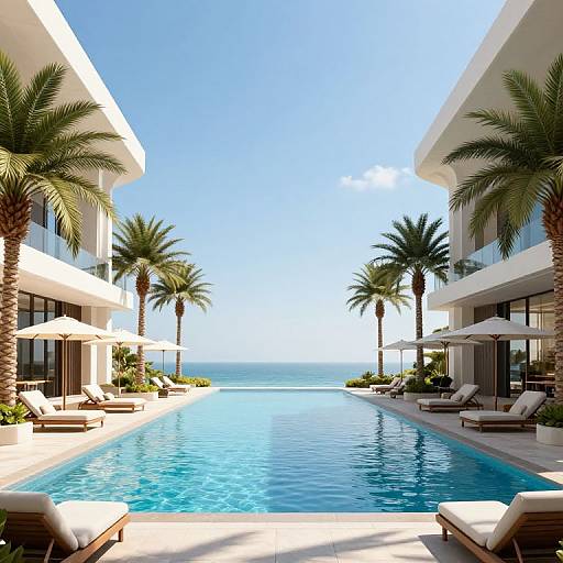 3D Render of BVLGARI Dubai Resort