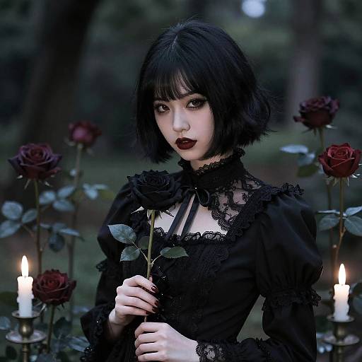 Gothic Victorian Short Hair Muse