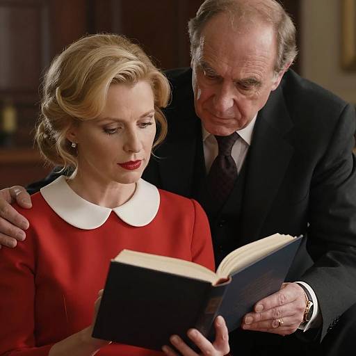 Intimate Reading Moment with a Twist