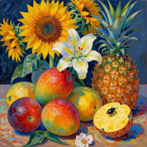 Bug's-Eye Still Life in Post-Impressionism