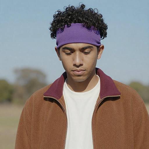 Portrait of a Young Man Outdoors