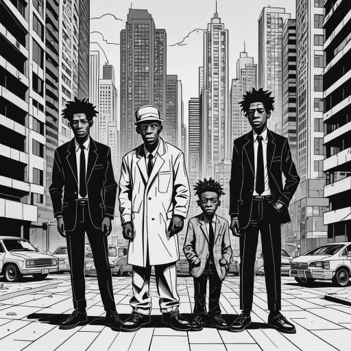 Urban Identity Struggles in Line Art Urban Identity Struggles in Line Art