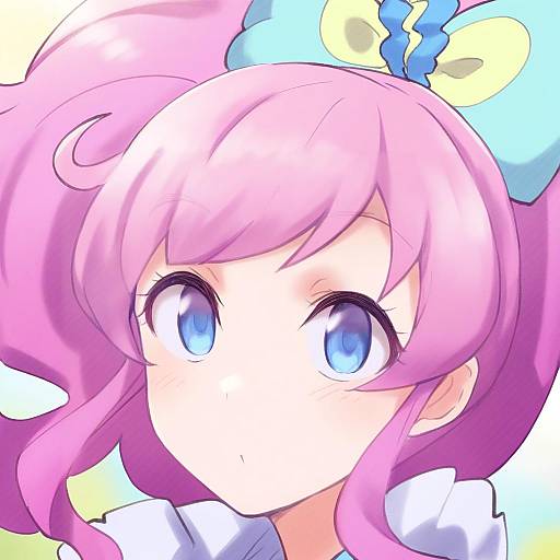 Illustration of Momoyama mirai, pretty series in the style of Tsukinami kousuke